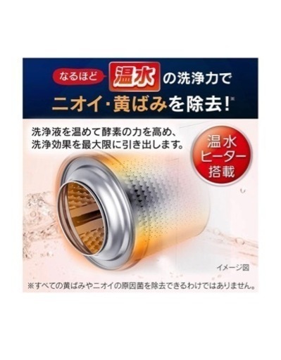 【新品未開封】値下げしました！アイリスオーヤマ　洗濯機　ドラム式　ホワイト/シルバー 7.5k  HD71-w