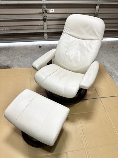 エコーネス EKORNES ストレスレスチェア オットマン アイボリー