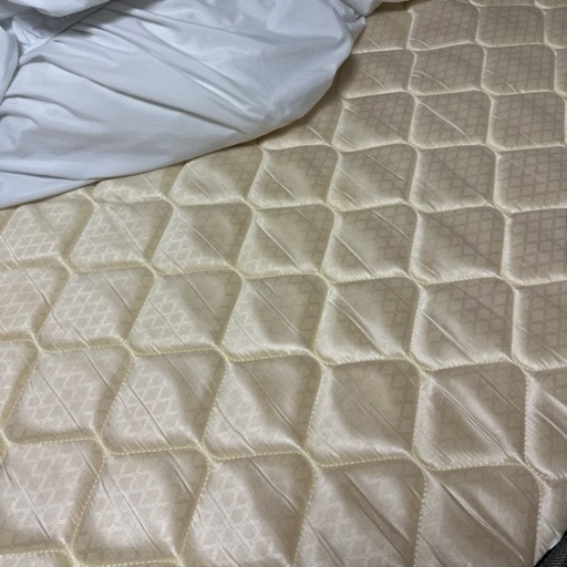 美品 ダブルベッド マットレス付 ニトリ