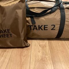 DOD タケノコテント2 + 純正グランドシート 一回使用