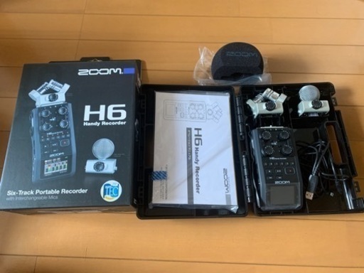 【美品】ZOOM H6 外部マイク　ハンディ レコーダー