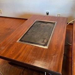 鉄板付きテーブル（都市ガス）の画像