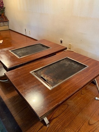 鉄板付きテーブル（都市ガス）