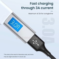 【新品】4in1充電ケーブル 1.2m 2.4A急速充電  (Type-C×2・ライトニング・Micro USB）の画像