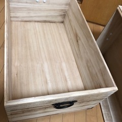 桐収納ケース　2段の画像