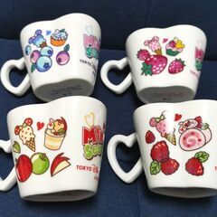 ディズニー スーベニアプレート カップ 9点セット ミニーちゃん 皿 カップの画像