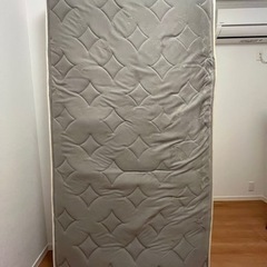 シングルベッド マットレス 引取りに来ていただける方のみ