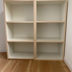 ホワイト カラーボックス2個セット