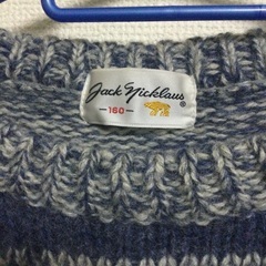 No.418  Jack Nicklaus メンズ　手編み風セーターの画像