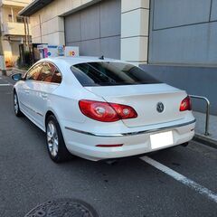 パサートCC　V6　4モーション　H21　車検6/3　走行92000ｋ　黒革スポーツシート　純正ＨＤＤナビ　ＥＴＣ　前後コーナーセンサー　17ＡＷ　キセノン＆フォグ　ディーラー整備車の画像