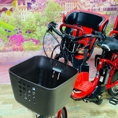 ➁ 5427子供乗せ電動アシスト自転車ヤマハ3人乗り対応20インチ