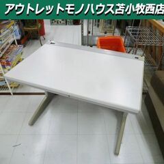① UCHIDA オフィスデスク 幅100×奥行70×高さ70cm 引出し付き 事務机 オフィス家具 ウチダ 苫小牧西店の画像