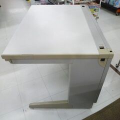 ① UCHIDA オフィスデスク 幅100×奥行70×高さ70cm 引出し付き 事務机 オフィス家具 ウチダ 苫小牧西店の画像