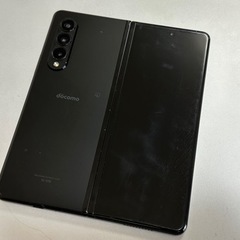 ★Ｇａｌａｘｙ Ｚ Ｆｏｌｄ３ ５Ｇ　ＳＣ－５５Ｂ　ドコモ　Ｐｈａｎｔｏｍ Ｂｌａｃｋ（Ｋ）　専用ケース+ＳＰｅｎ付き　