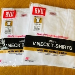 値下げ‼️【新品未開封】メンズ　Ｖ首半袖Tシャツ　L 2枚セット