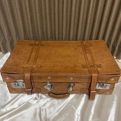 【お取引き中です】革製　ビンテージ　トランクケース