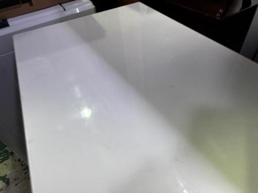 キッチンカウンター 木目×白 W1200 中古