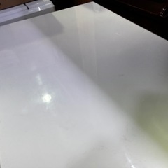 キッチンカウンター　木目×白　W1200 中古の画像