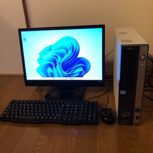 デスクトップパソコン モニターセット/Core i5 2400/メモリ8GB/新品SATA SSD256GB/Windows11/Wi-Fi/管理21