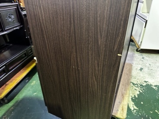ニトリ　キッチンカウンター　大理石調×木目ピアノ塗装　中古