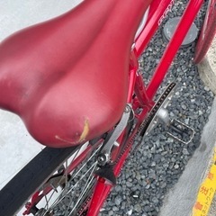 赤　マウンテンバイクの画像