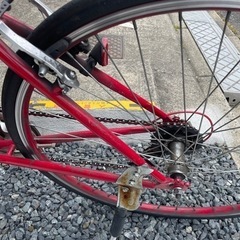 赤　マウンテンバイクの画像