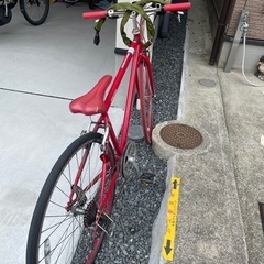 赤　マウンテンバイクの画像