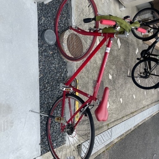 赤　マウンテンバイク