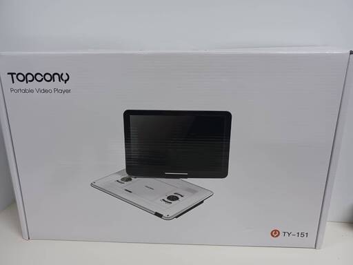【美品】Topcony ポータブルDVDプレーヤー TY-151