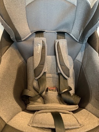【美品】コンビ クルムーヴスマート ISOFIX エッグショック JJ-650 グレー