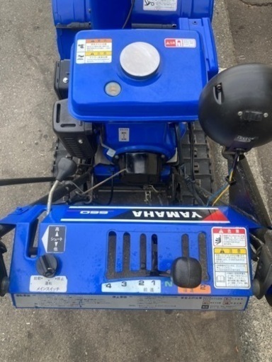売約済み《恵庭千歳配送無料》シーズン前　中古除雪機　YSM660 再塗装・軽整備済み！