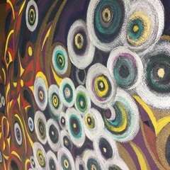 アクリル原画　絵画　56x72cmの画像