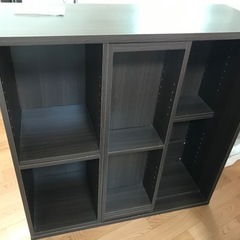 本棚　コミックラック　木製の画像