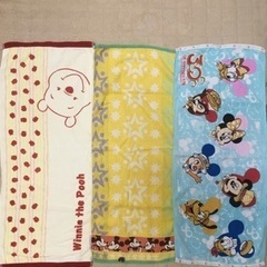 ディズニー　タオル　3種