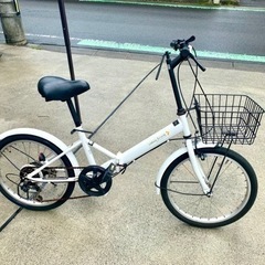 折りたたみ自転車 20インチ シマノ 6段変速ギア おしゃれ