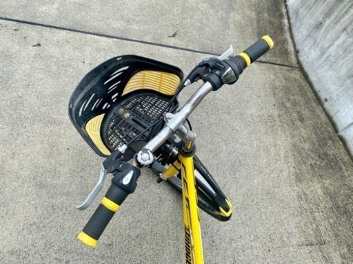 ブリジストン 24インチ 6段変速 男の子 子供 自転車 イエロー 中古