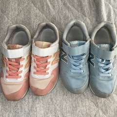 ニューバランス（NB）キッズシューズ　21センチ　2足セットの画像