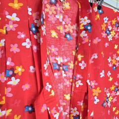 浴衣花柄･女の子･兵児帯付きの画像