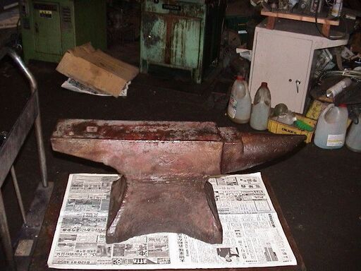 値下げしました！金床／超大型ツノ付アンビル／必見！