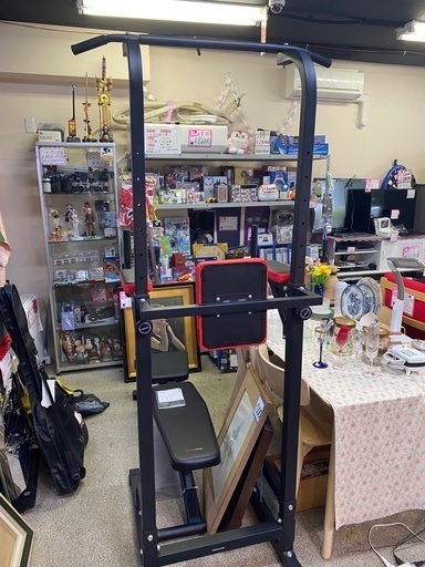 【大幅値下げ！】懸垂マシン&ダンベルベンチ2点セット