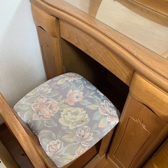 超美品　ドレッサー　衣装たんす　チェスト　椅子　セット　鏡台の画像