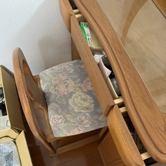 超美品　ドレッサー　衣装たんす　チェスト　椅子　セット　鏡台の画像