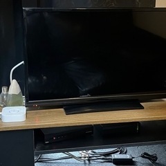 【セット】液晶テレビ・テレビ台・レコーダー・外付けHDDの画像