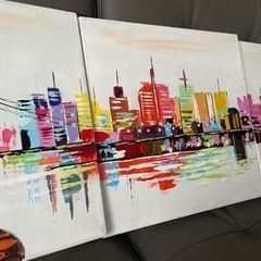 ニューヨーク　キャンバスアートの画像