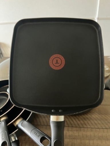 T-fal フライパン、鍋、蓋14点セット(*ガス火専用です)