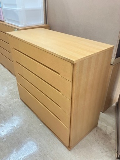 【お値下げしました!!】✨府中家具✨ 5段チェスト 佐々木木工 タンス 箪笥 収納家具 No.3346●桐製家具 天然木使用 ※現金、クレジット、ぺイペイ、スマホ決済対応※