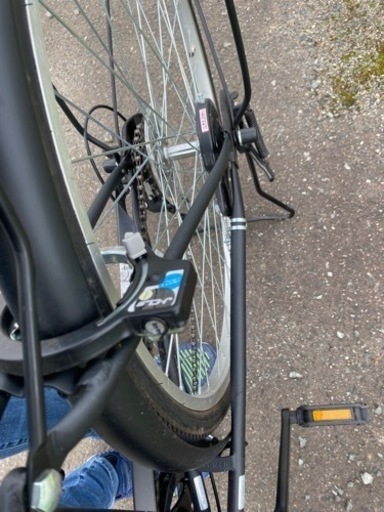 自転車 27インチ 6段変速 鍵付き