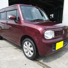 ラパン　ワインレッド　走行　83000km　エアコンガス漏れ修理...