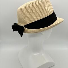 ハット麦わら⑦新品未使用品の画像