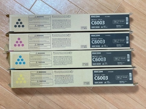 【未使用】RICOH リコー 純正品 C6003 4色セット